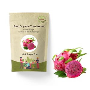 Red Dragon Fruit (100+ Seeds) - Hylocereus Costaricensis | Rare Fruit Seeds | Pitaya | Pink-Red Crimson Dragon Fruit | Blood Dragon Fruit