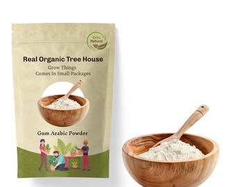 Gum Arabic Powder | Acacia Resin | Food Thickener | Baking | Beverage Use | DIY Projects