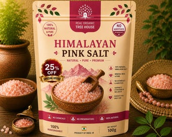 Himalayan Pink Salt | Natural Mineral Salt | Culinary Ingredient | Cooking & Seasoning | Kitchen Essential | Recipe Preparation