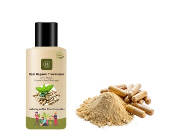 Ashwagandha Extract Capsules | Withania Somnifera | Plant Based Supplement | Vegan Daily Use