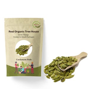 Organic CARDAMOM PODS 2lbs | Cardamom Pods | Whole | Elettaria cardamomum| Herbal | Loose | Herb | Fresh Harvested | Premium Quality