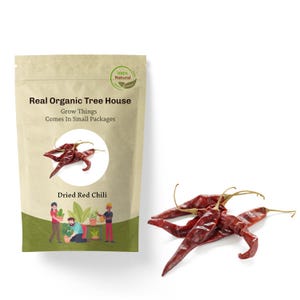 Dried Red Chili | Dried Red Hot Peppers  | Whole | Curcuma Longa | Superior Quality | Chili Peppers | Loose | Herbal