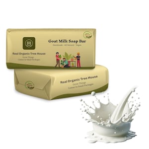 Natural Goat Milk Soap Bar: Hand Crafted Turkish Soap