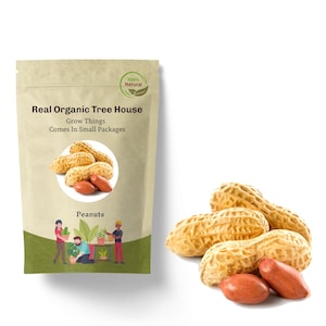 Shelled Peanuts (Unsalted - Roasted )  | Arachis Hypogaea | Whole | Curcuma Longa | Superior Quality | Superfood&Nuts | Loose | Herbal