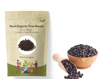 Black Pepper Whole Peppercorns - Superior Quality Piper Nigrum