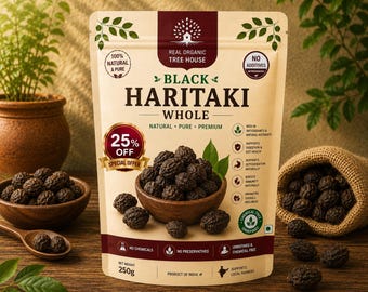 Black Haritaki Whole | BestSeller | Harad Whole | Traditional Botanical Material | DIY Food Projects | Dried Fruit
