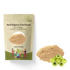 Organic Amla Powder | Organic 2lb | Indian Gooseberry | Natural Source of Vit. C | For Skin and Hair | Organic Herbs | Amalaki | Hair Care