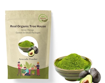 Dried Avocado Powder | Natural Green Powder | For Smoothies | Cooking | Baking | Seasoning | DIY Food Projects