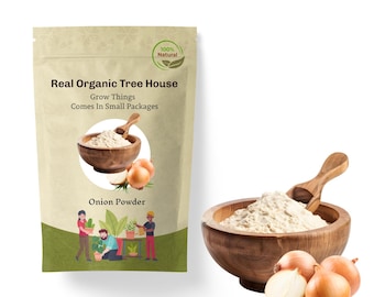Organic Onion Powder | Culinary Seasoning | Kitchen Pantry Essential | Cooking Supply | Recipe Making | Pantry Staple