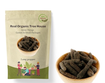 Poivre long indien | Pur naturel | Épices séchées entières | Pour cuisiner | Mélanges d'épices | Artisanat à base de plantes