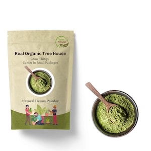 Natural Henna Powder, Lawsonia Inermis , Natural Hair Color Dye, Chemical-free, Mehndi Mendi Resealable pouch | Dry Heena Mehandi Leaves