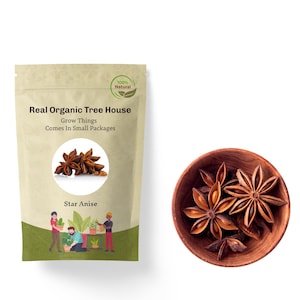 Star Anise (2lbs) | Anise Stars | Illicium verum | Fresh Harvested | Whole | Herb | Superior Quality | Herbal |Star Anise Dried Whole Spice