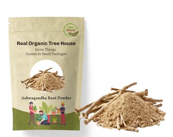 Ashwagandha rotpulver | Torkad botanisk ingrediens | Hud- och hårvård | Gör-det-själv-pyssel | Kosmetisk användning