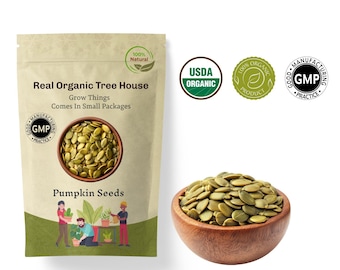 Pumpkin Seeds | Raw Pepitas | Baking & Cooking Ingredient | Culinary Ingredient | Recipe Creations | (GMP Certified)