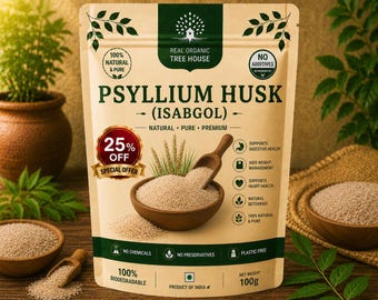 Psyllium Husk | BestSeller | Isabgol | Baking & Recipe Ingredient | Natural Fiber Husk | Everyday Kitchen Use