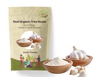 Ajo en polvo / Ajo natural puro / Especia aromática fina / Para cocinar / Mezclas de condimentos / Marinadas / Sopas