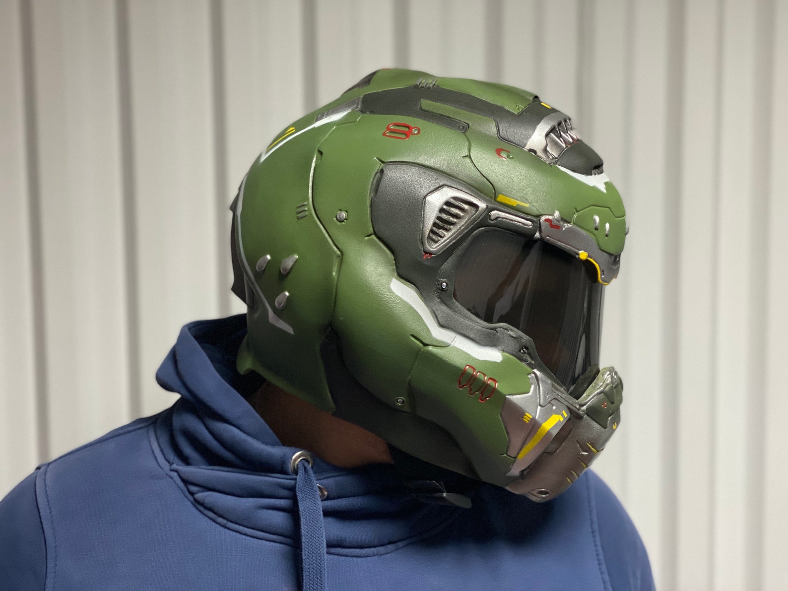 Casco Integrale Commander 2 Doom Black Gloss - Taglia S - Foto 3