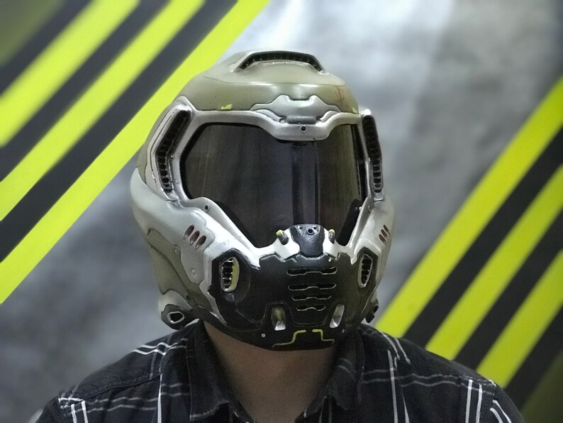 DOOM 2016 helmet for AIRSOFT and COSPLAY Etsy