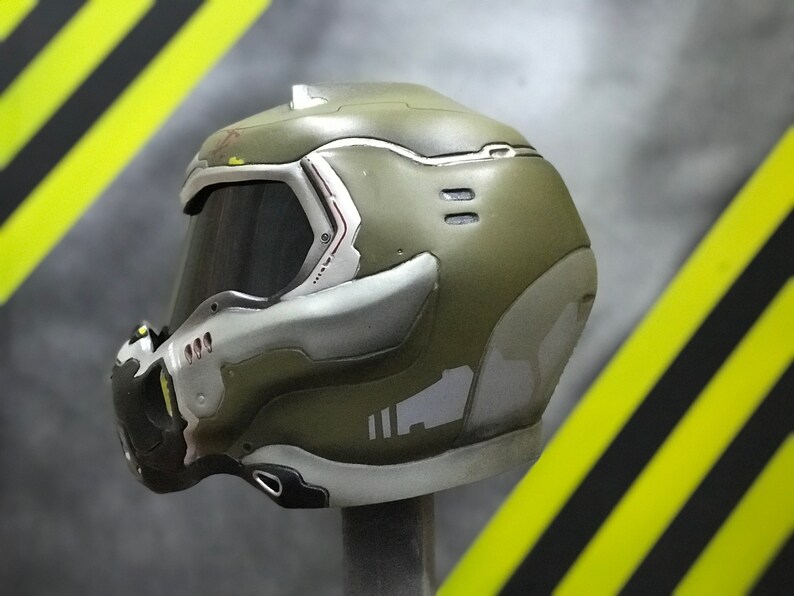 DOOM 2016 Helmet for AIRSOFT and COSPLAY Etsy