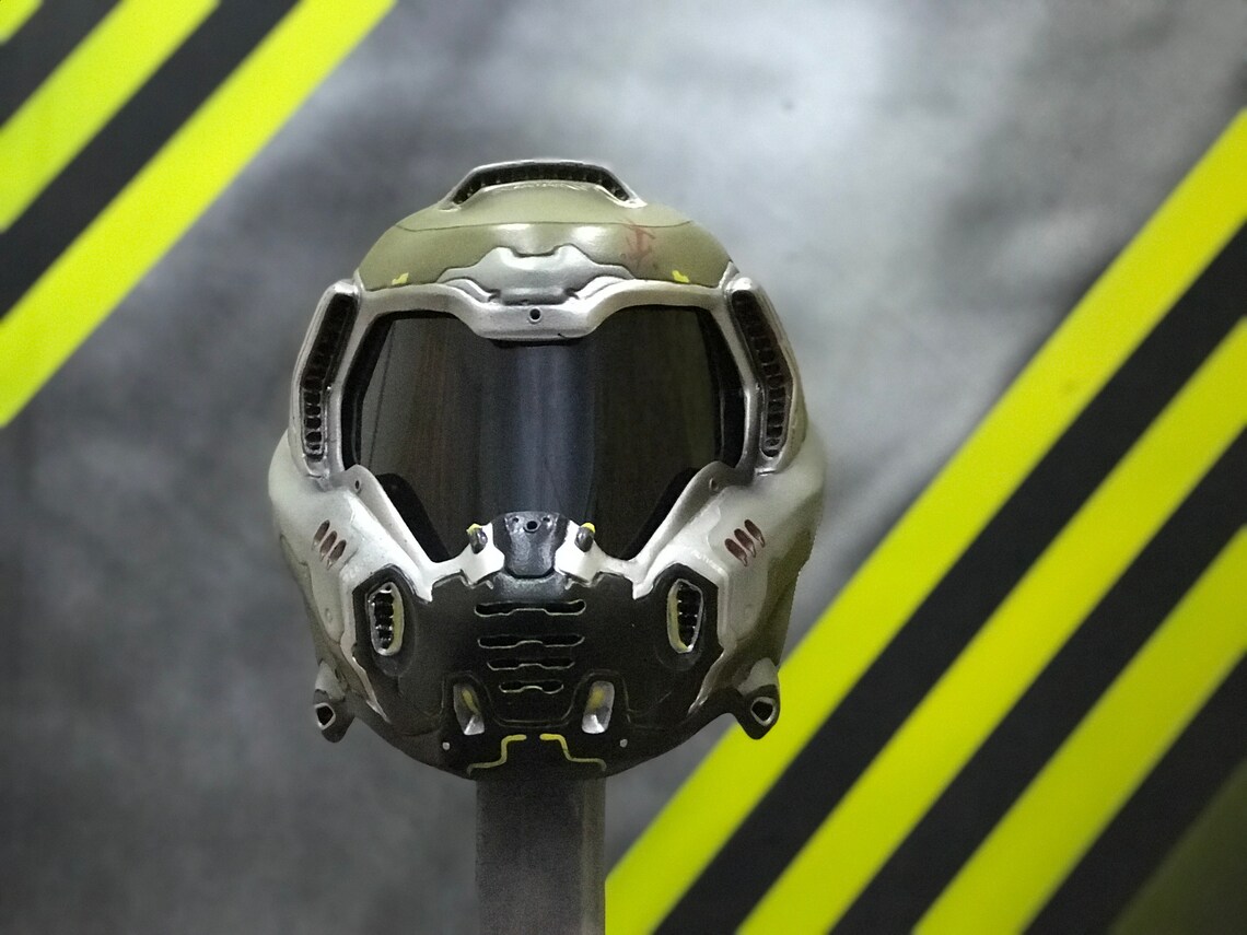 DOOM 2016 Helmet for AIRSOFT and COSPLAY Etsy