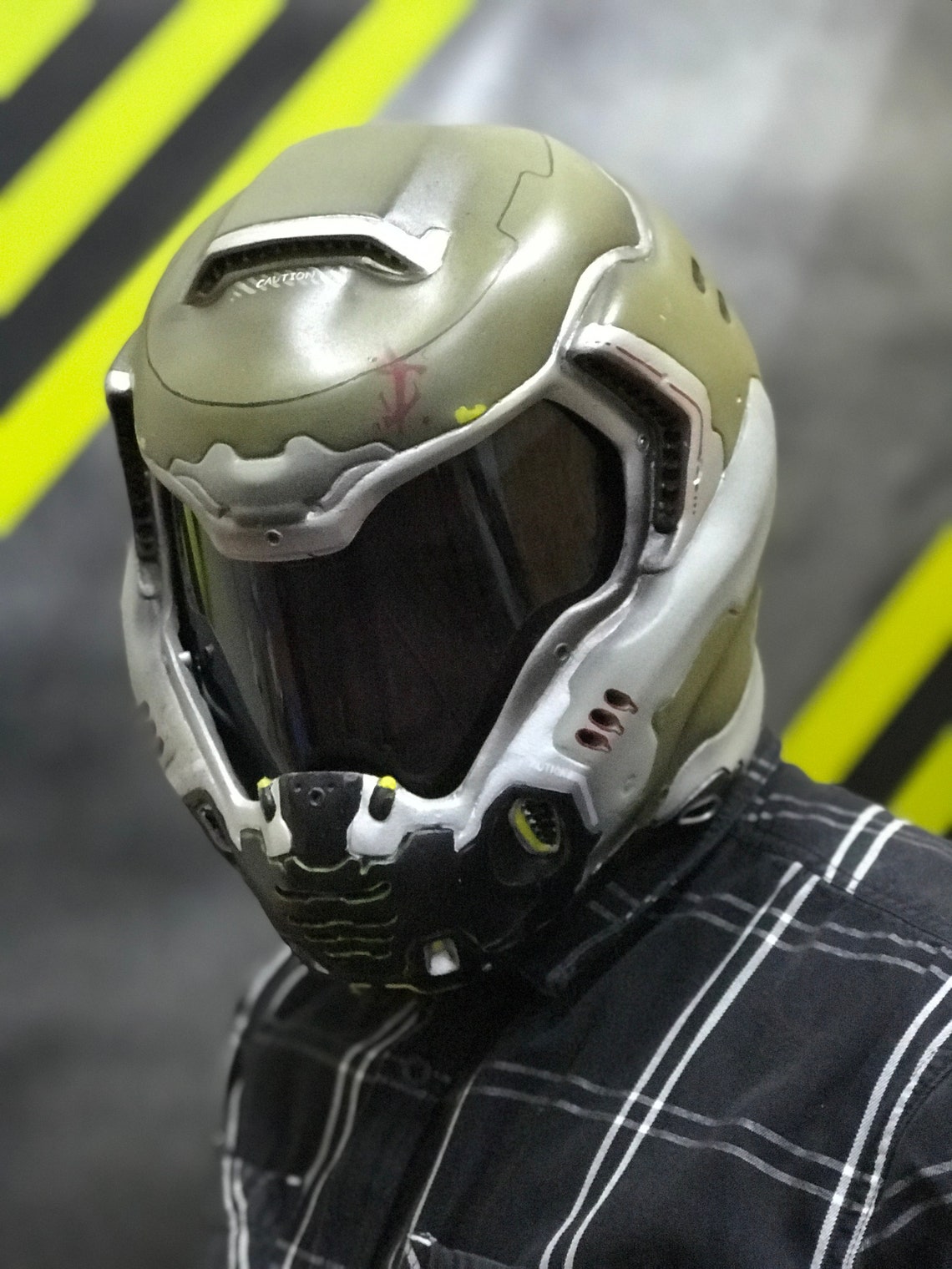 DOOM 2016 Helmet for AIRSOFT and COSPLAY Etsy