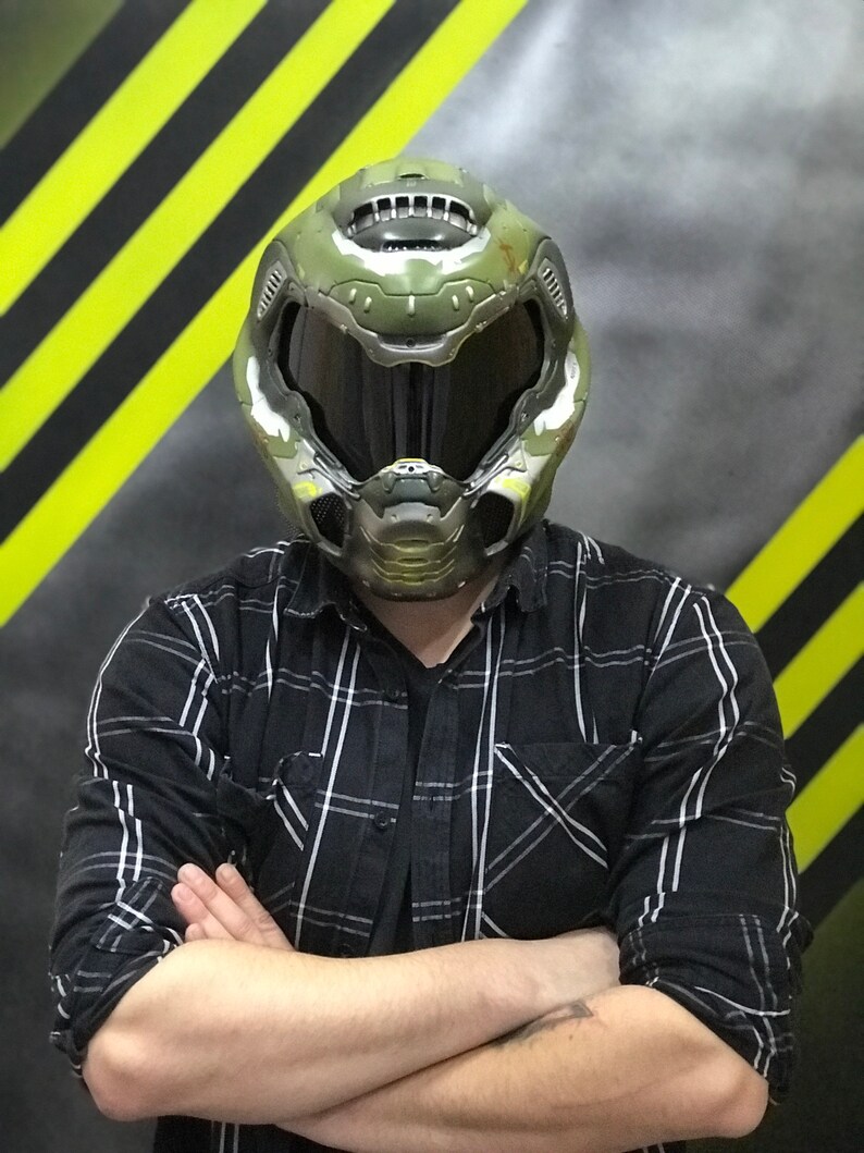 DOOM Eternal helmet for AIRSOFT and COSPLAY Etsy