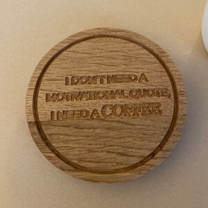 Solid Oak Coffee Coaster