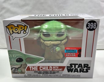 Funko Pop! Star Wars The Child with Pendant #398 2020 Convention Exclusive - NIB