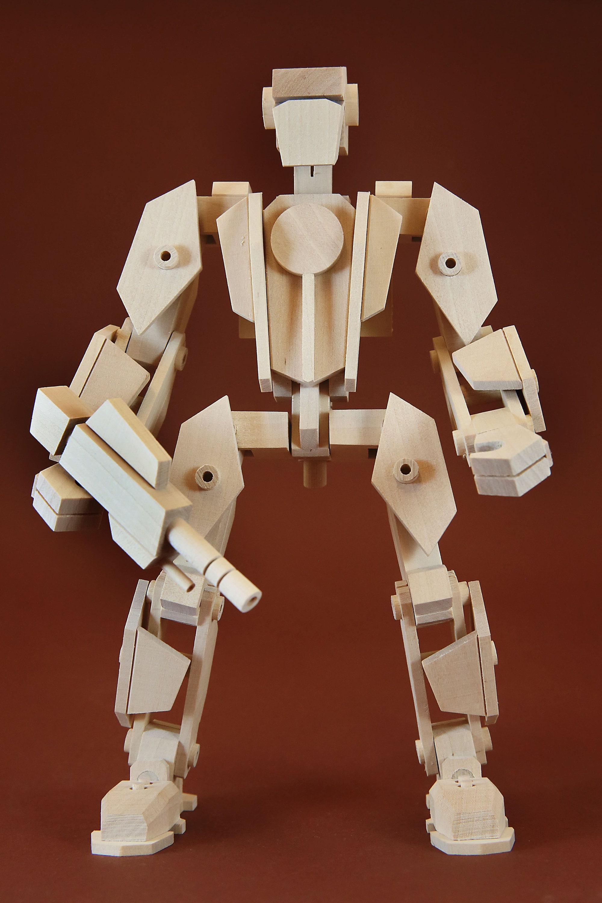 Wooden Robot, Level 5 Handcrafted Etsy Israel