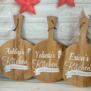 Personalized serving tray , personalized gift , housewarming gift , Christmas gift , cheese board , chopping board , Christmas  gift for her