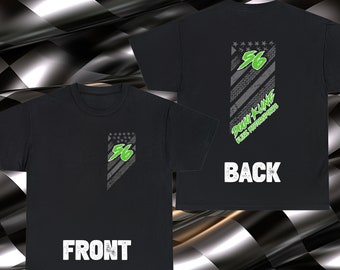 Custom Race Team American Flag Tee, Personalized Racing T-shirt, Custom Racing Shirt, Dirt Track Shirt, Drag Racing Shirt, Motocross Shirt
