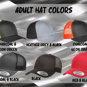 Custom Motocross Hats, Custom Race Hat, Race Team Hats, Racing Trucker ...