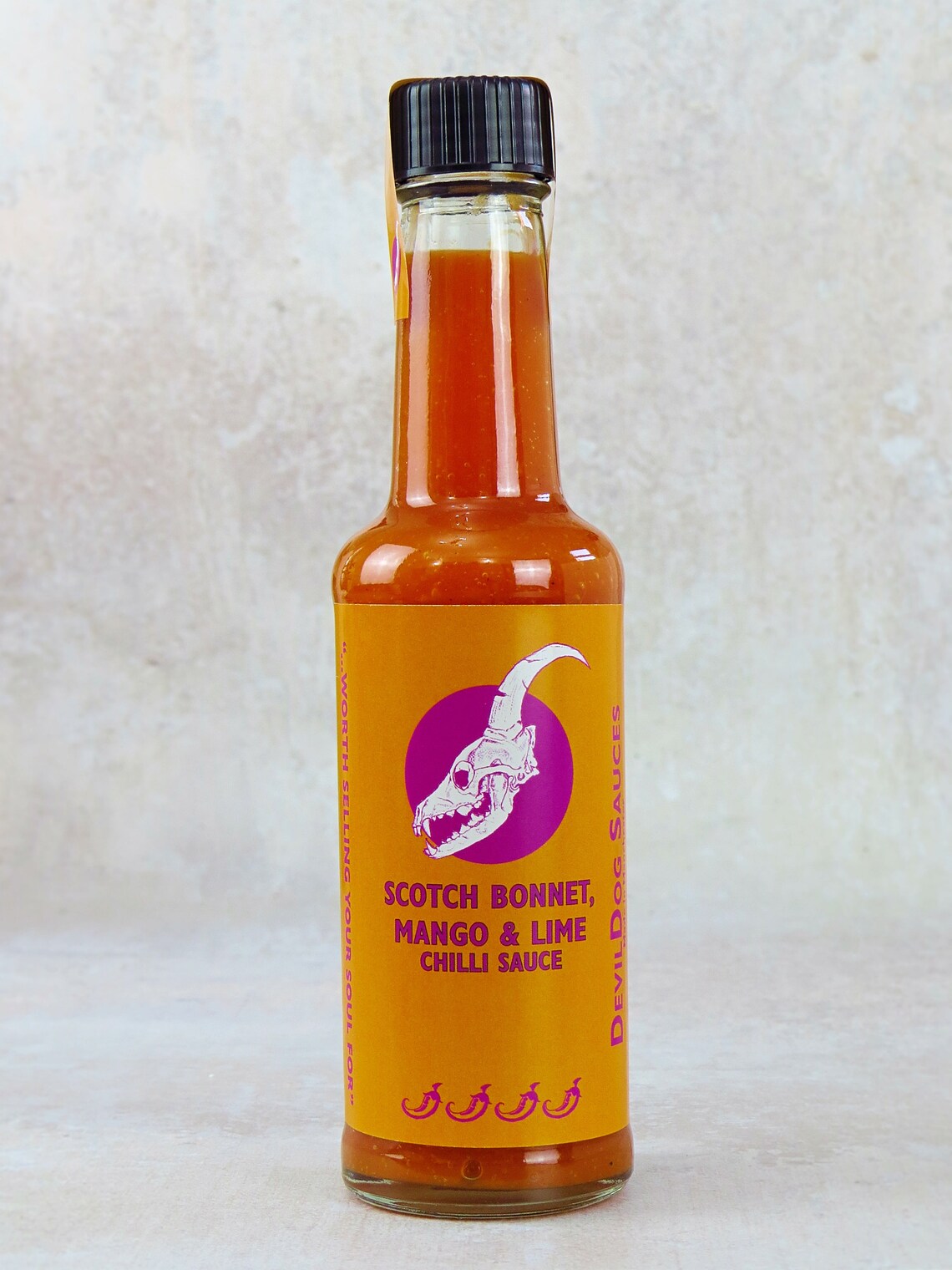 Scotch Bonnet Mango Lime Chilli Sauce Hot 150 Ml Etsy