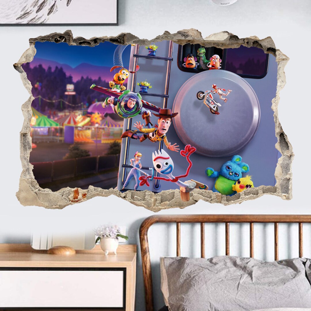 Toy Story Broken Wall Art Sticker Bedroom Decal Etsy