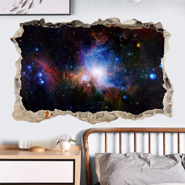 Galaxy Wall Mural Etsy UK