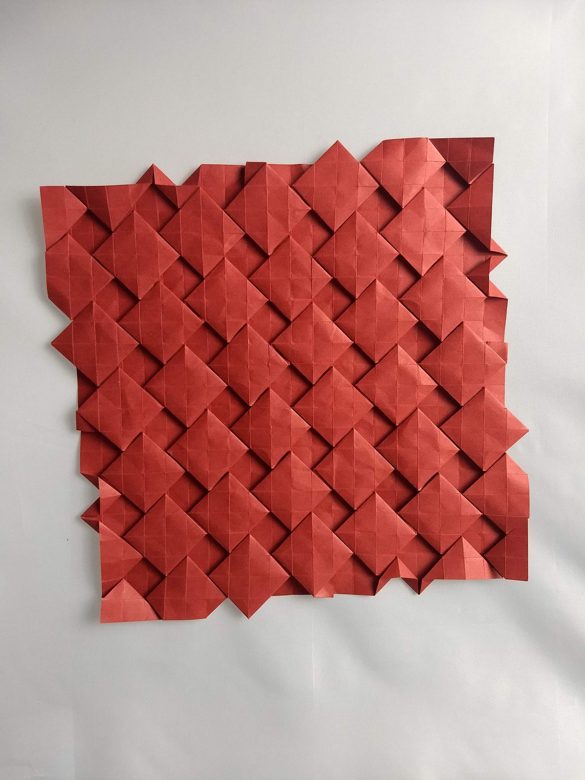 Half-adjacent Tilings Tessellation 4-pack, Origami Crease Patterns ...