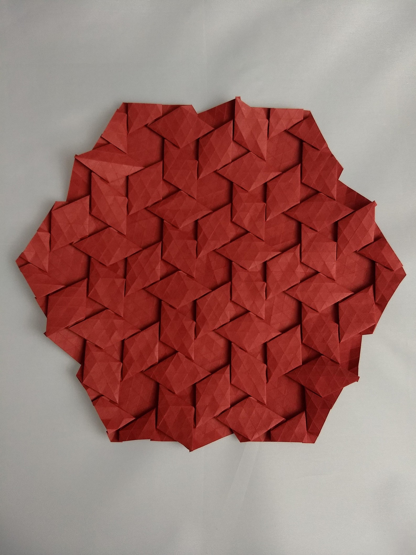 Half-adjacent Tilings Tessellation 4-pack, Origami Crease Patterns ...