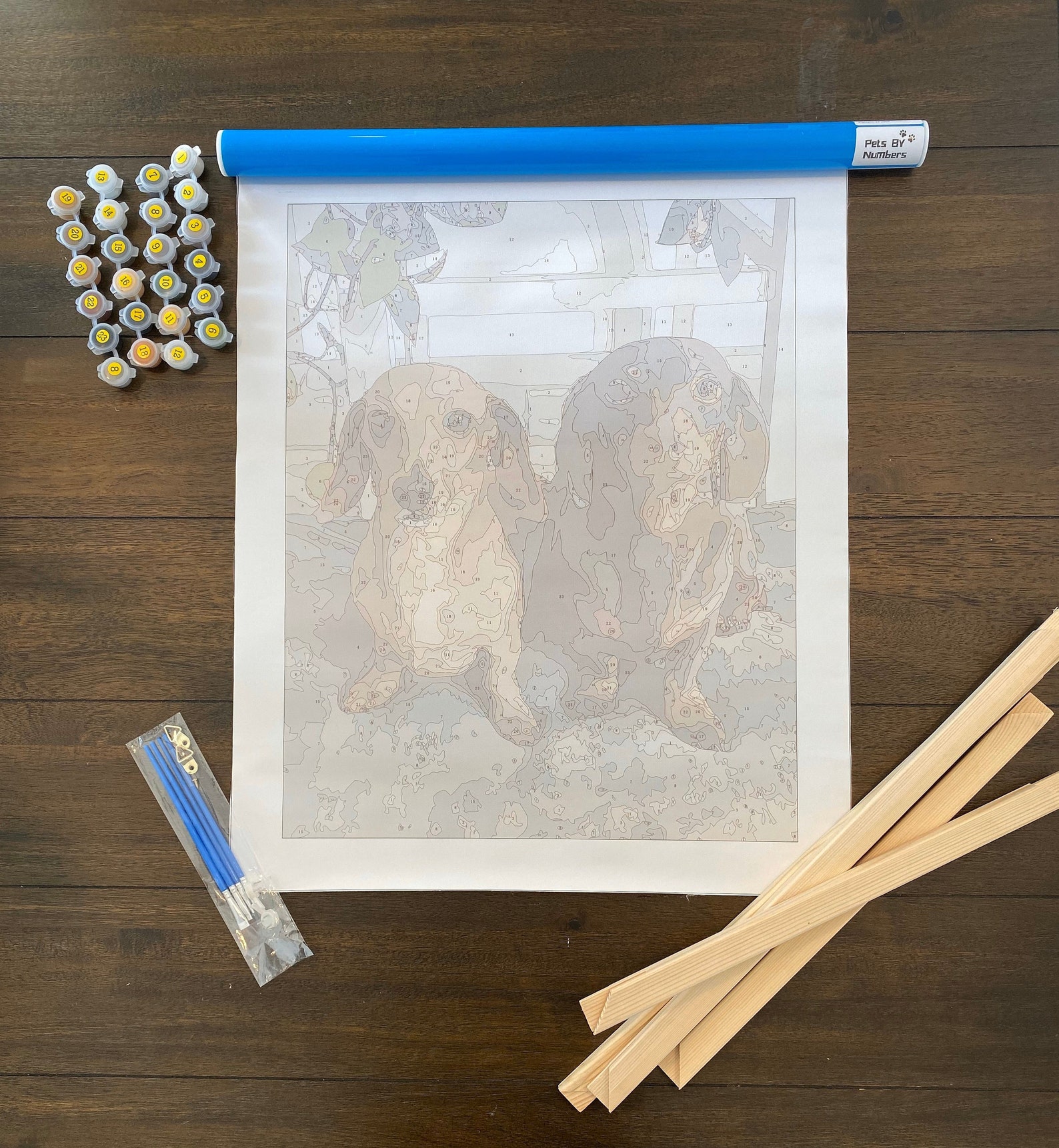 Custom Paint by Number Kit / Paint Your Photo / Custom Etsy