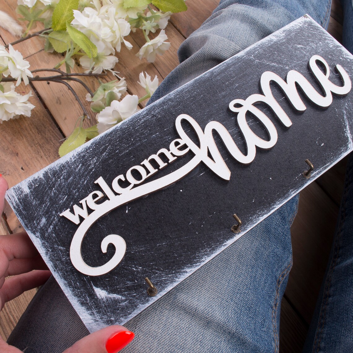 home Key board Key Holder for Wall Home decor Key box Etsy