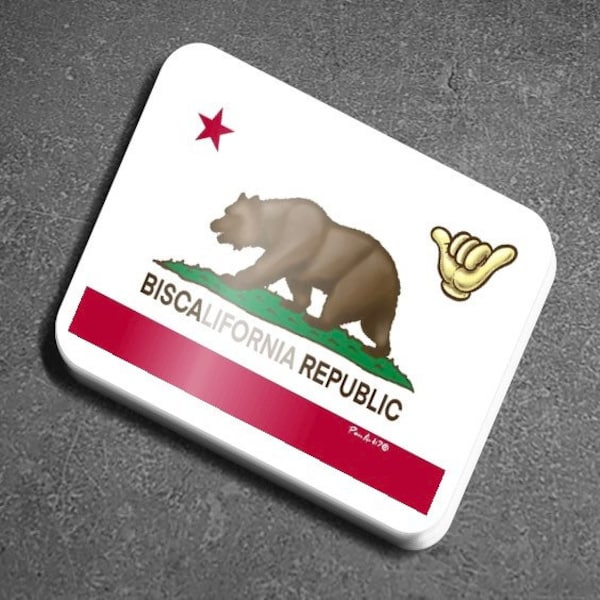 Stickers "Biscalifornia Republic"