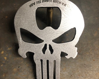Punisher Bottle Opener - with Personalized Laser Engraving.