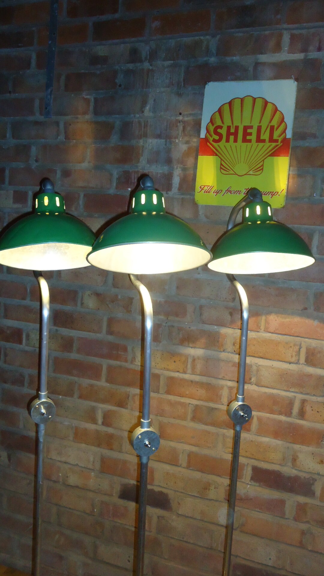 Floor Lamp, Lamp Stand With Vintage, Retro Components, Designer Style