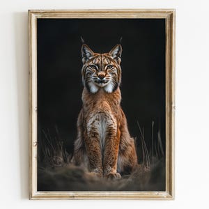 European Lynx Wall Art | Lynx Printable Art | Animal Wall Art | Bobcat Wall Art Décor | Lynx Art Print| Lynx, Spotted Cat | Bengal Cat