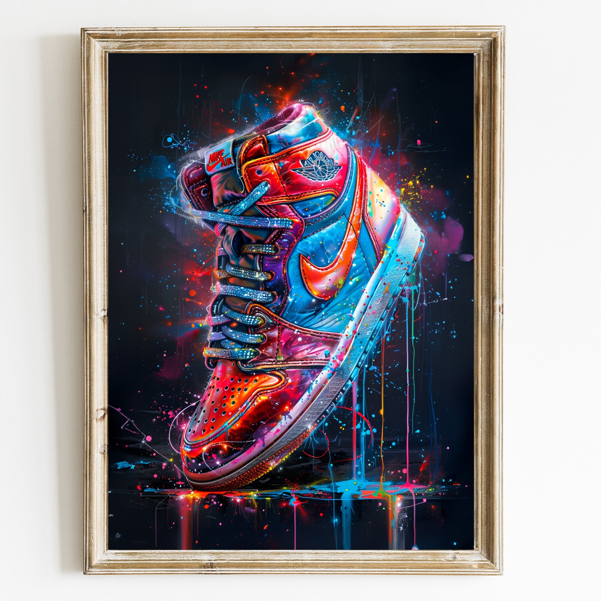 Jordan 1 canvas art best sale