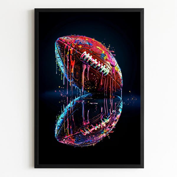 Nfl Abstract Wall Art Etsy UK Nfl Abstract Wall Art Etsy UK