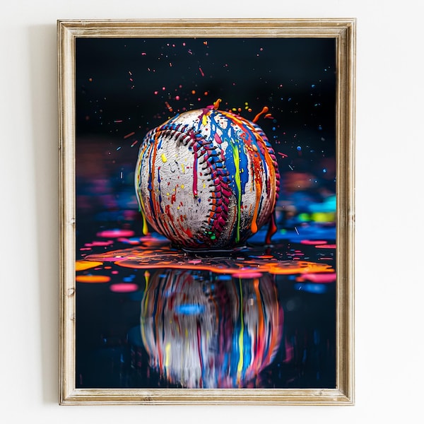 Baseball Wall Art - Etsy
