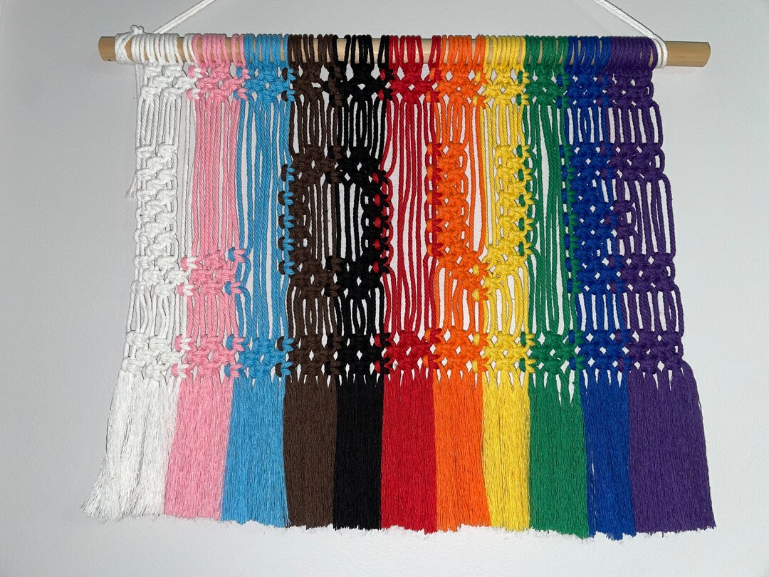 Handmade Love Gay Pride Wall Hanging - Etsy Australia
