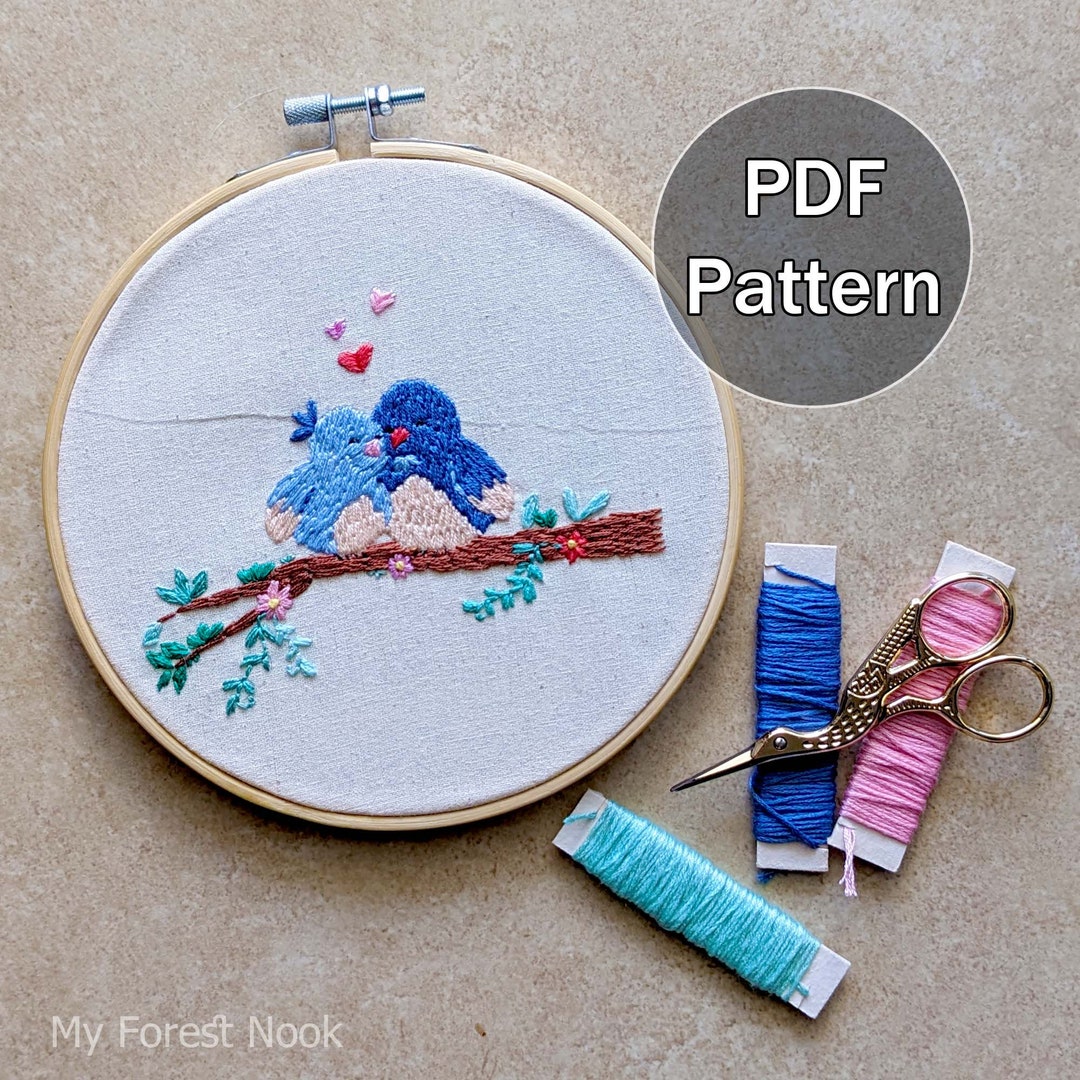 Beginner Cross Stitch Peacock Floral Embroidery Kit For Beginners
