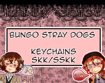 Bungo Stray Dogs | Holographic Keychain 2.5'' Double-sided | SKK/SSKK