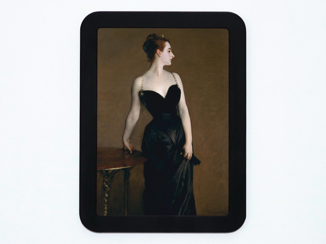 Madame X Portrait John Singer Sargent Lady Black Dress Classic